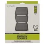 Muvit MCSCH0002 Panel Solar Portátil 15W, USB, Carga Rápida y Eficiente, Diseño Plegable y Ligero, Resistente al Polvo y Agua